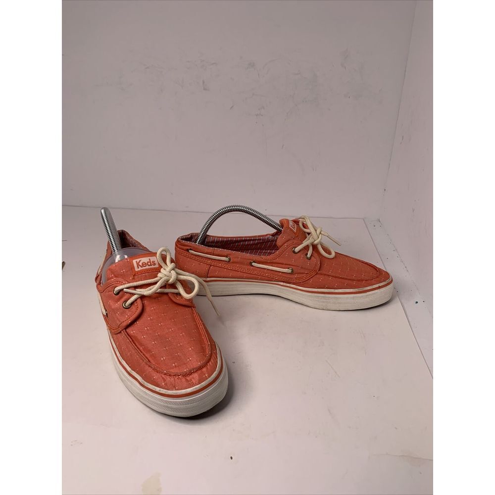 Keds peach & white patterned WF52757 women's sz 10